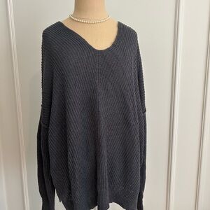 O'Neill Charcoal Knit Beach Sweater